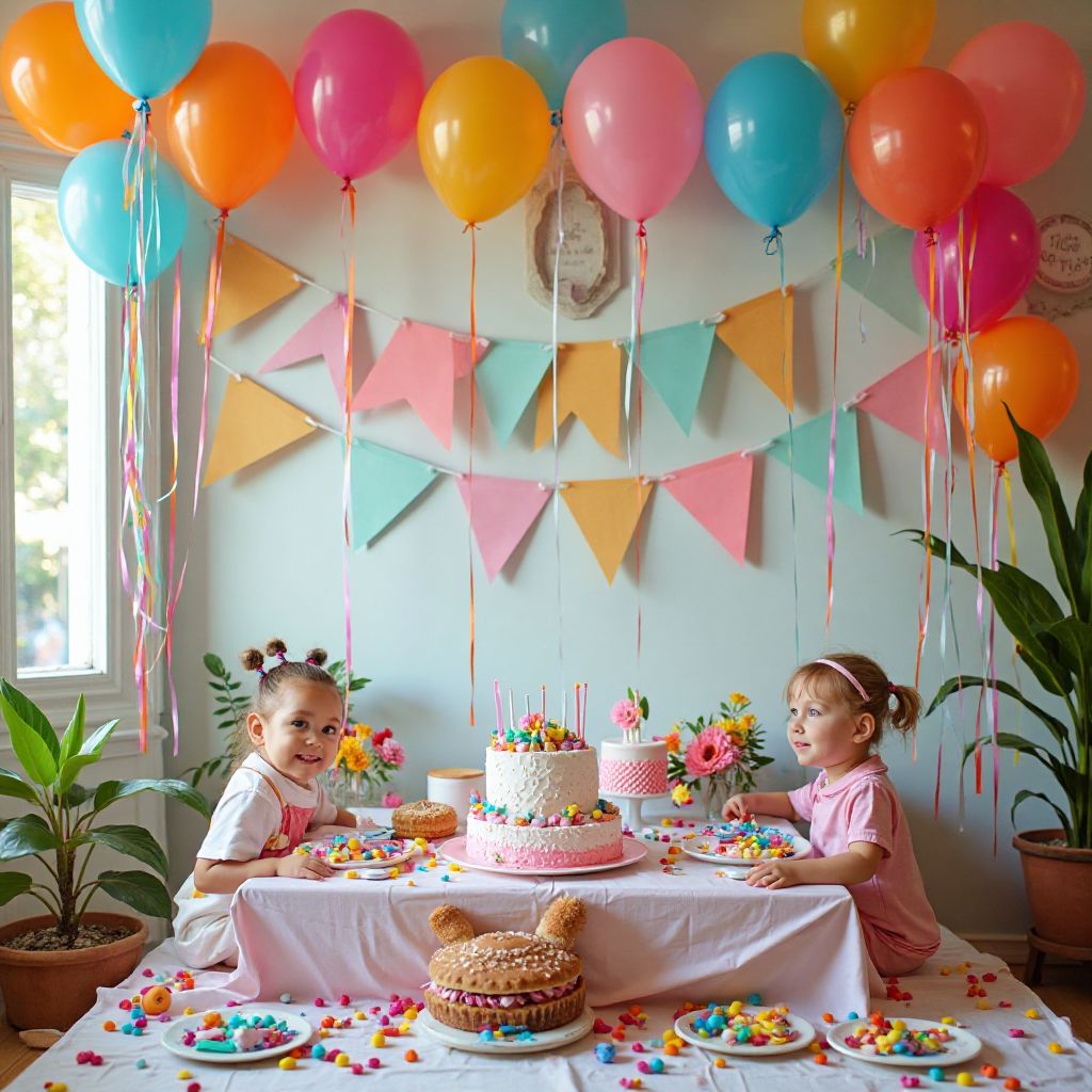 Birthday party celebration decorations